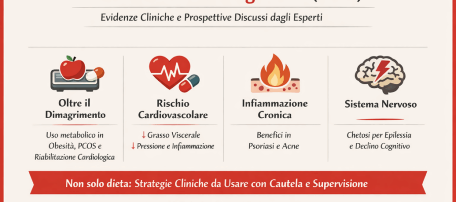 Dieta chetogenica: linee guida, ambiti clinici e applicazione delle 3 fasi del protocollo chetogenico